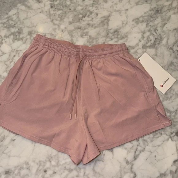 NWT LULULEMON ATHLETICA PACE RIVAL HIGH-RISE SHORT 3” PINK HAZE 4 - Picture 7 of 12